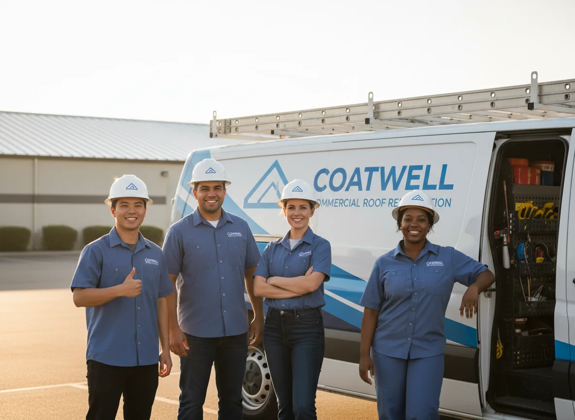 Commercial roof coating company in Forestville, PA